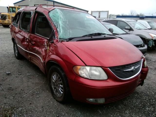 2C8GP64L63R274698 - 2003 CHRYSLER TOWN & COU MAROON photo 1