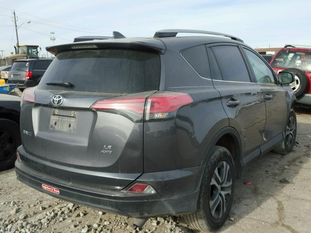 2T3BFREV8HW562221 - 2017 TOYOTA RAV4 LE GRAY photo 4