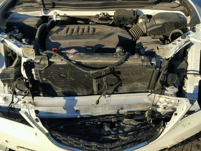 5FRYD4H21GB007280 - 2016 ACURA MDX WHITE photo 7