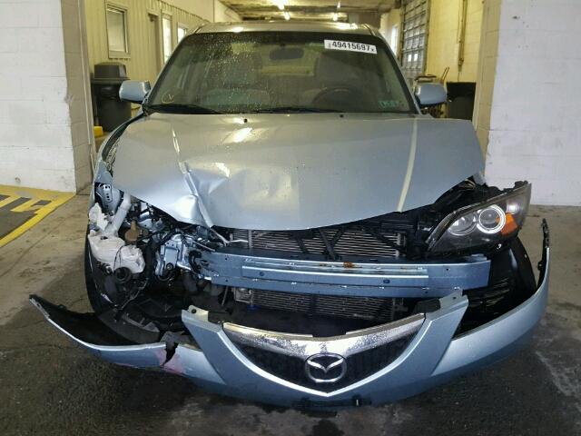 JM1BK32F871706417 - 2007 MAZDA 3 I SILVER photo 9