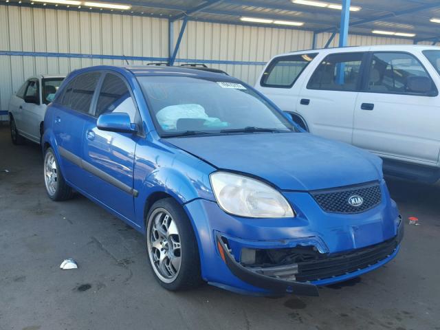 KNADE163666177617 - 2006 KIA RIO 5 BLUE photo 1