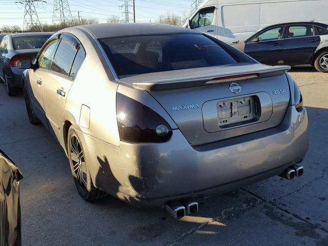 1N4BA41E24C921685 - 2004 NISSAN MAXIMA SE BEIGE photo 3