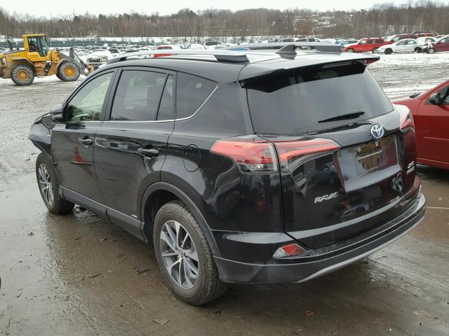 JTMRJREV4HD139579 - 2017 TOYOTA RAV4 HV LE BLACK photo 3