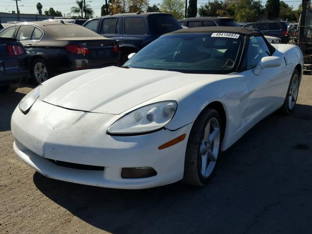 1G1YE3DW1D5106673 - 2013 CHEVROLET CORVETTE WHITE photo 2