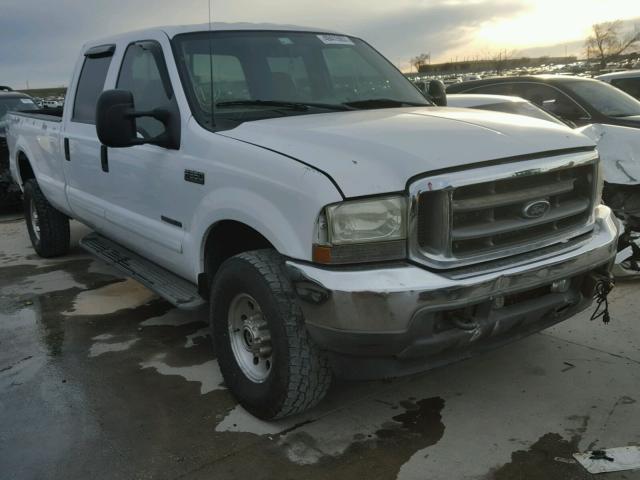 1FTSW31F82ED58741 - 2002 FORD F350 SRW S WHITE photo 1