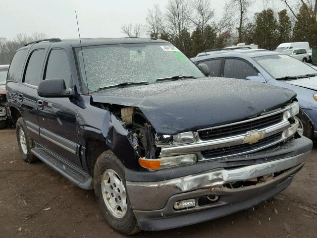 1GNEK13T45J239975 - 2005 CHEVROLET TAHOE K150 BLUE photo 1