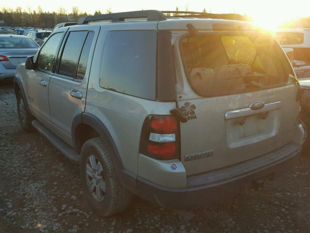 1FMEU73E37UA60007 - 2007 FORD EXPLORER X BEIGE photo 3