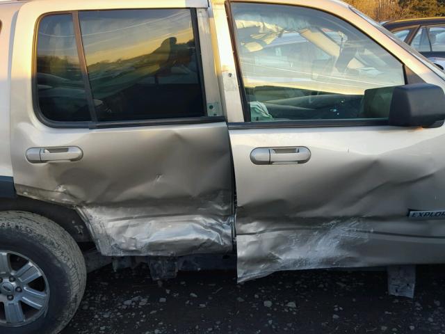 1FMEU73E37UA60007 - 2007 FORD EXPLORER X BEIGE photo 9