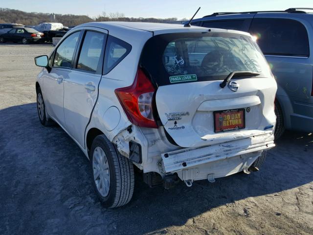 3N1CE2CP6FL369480 - 2015 NISSAN VERSA NOTE WHITE photo 3