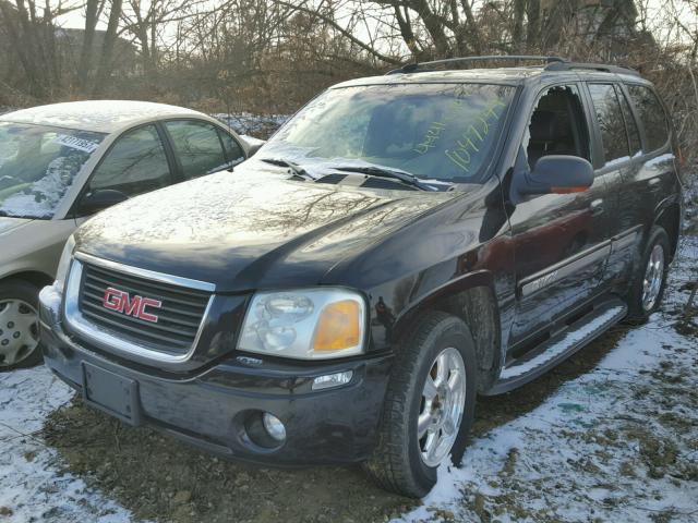 1GKDT13S732214895 - 2003 GMC ENVOY BLACK photo 2