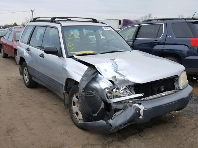 JF1SF63582H739144 - 2002 SUBARU FORESTER L SILVER photo 1