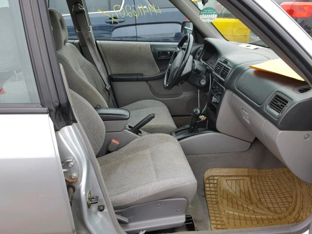 JF1SF63582H739144 - 2002 SUBARU FORESTER L SILVER photo 5