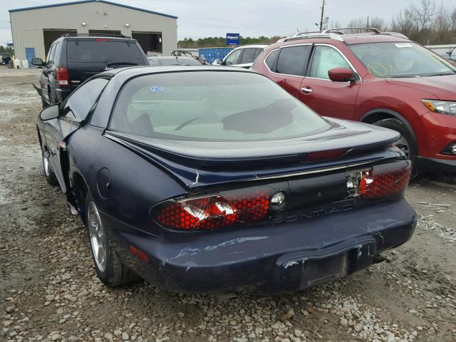 2G2FS22K2X2233289 - 1999 PONTIAC FIREBIRD BLUE photo 3