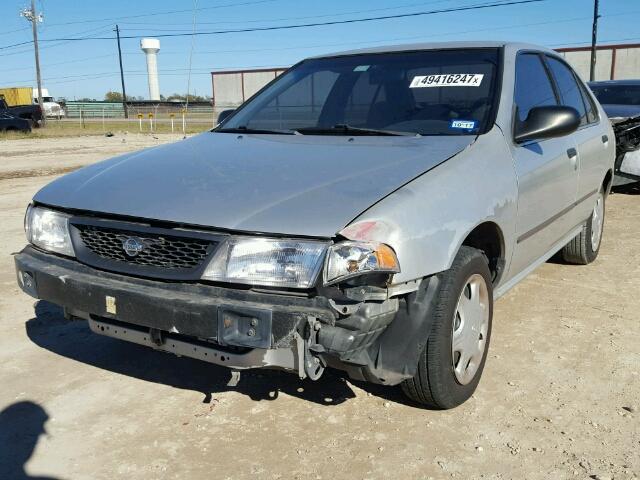 1N4AB41D8WC759872 - 1998 NISSAN SENTRA E SILVER photo 2