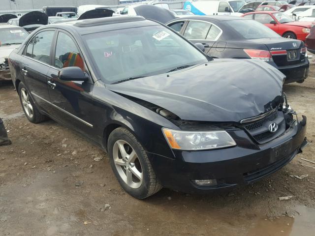 5NPEU46C08H347460 - 2008 HYUNDAI SONATA SE BLACK photo 1