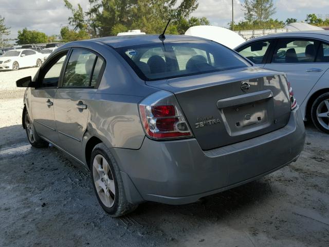 3N1AB61E78L635620 - 2008 NISSAN SENTRA 2.0 GRAY photo 3