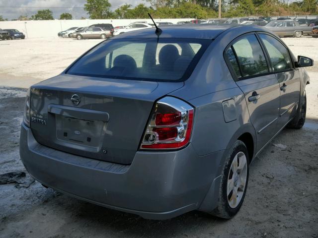 3N1AB61E78L635620 - 2008 NISSAN SENTRA 2.0 GRAY photo 4