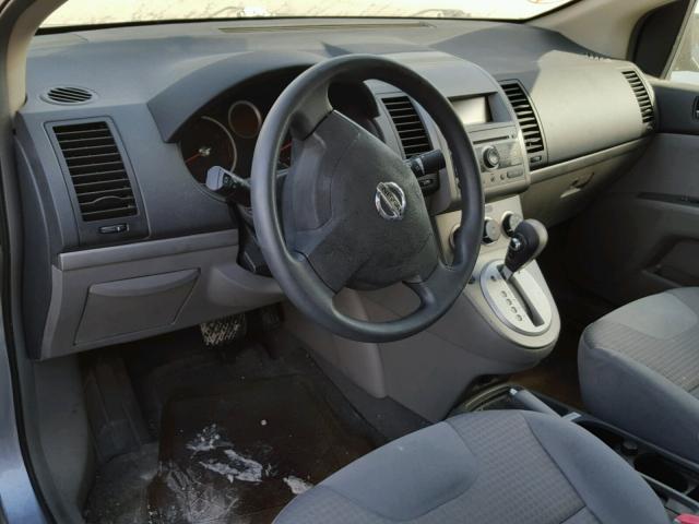 3N1AB61E78L635620 - 2008 NISSAN SENTRA 2.0 GRAY photo 9