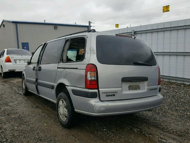 1GNDX03E2YD242269 - 2000 CHEVROLET VENTURE SILVER photo 3