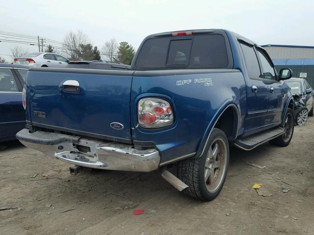 1FTRW08LX1KC02774 - 2001 FORD F150 SUPER GREEN photo 4