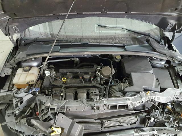 1FADP3F22EL199619 - 2014 FORD FOCUS SE GRAY photo 7