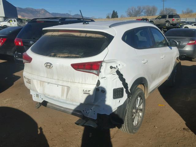 KM8J3CA28HU576433 - 2017 HYUNDAI TUCSON LIM WHITE photo 4