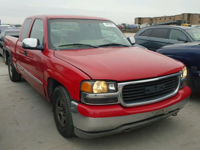 2GTEC19V511275838 - 2001 GMC NEW SIERRA RED photo 1