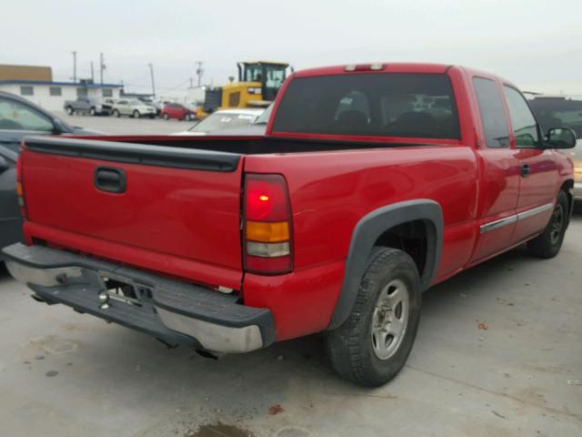 2GTEC19V511275838 - 2001 GMC NEW SIERRA RED photo 4