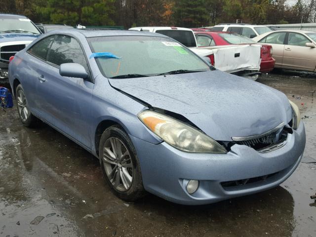 4T1CE38P35U994284 - 2005 TOYOTA CAMRY SOLA BLUE photo 1