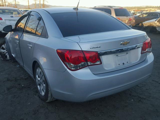 1G1PA5SG9D7162055 - 2013 CHEVROLET CRUZE LS GRAY photo 3