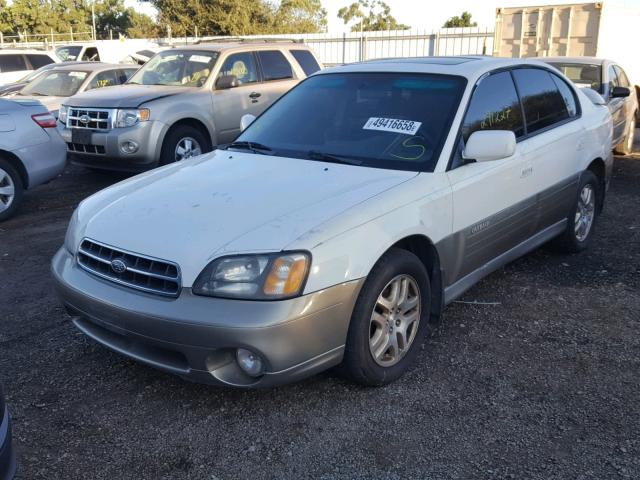 4S3BE686XY7209206 - 2000 SUBARU LEGACY OUT WHITE photo 2