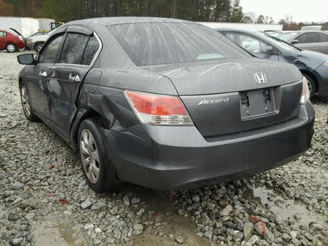 1HGCP26768A130235 - 2008 HONDA ACCORD EX GRAY photo 3