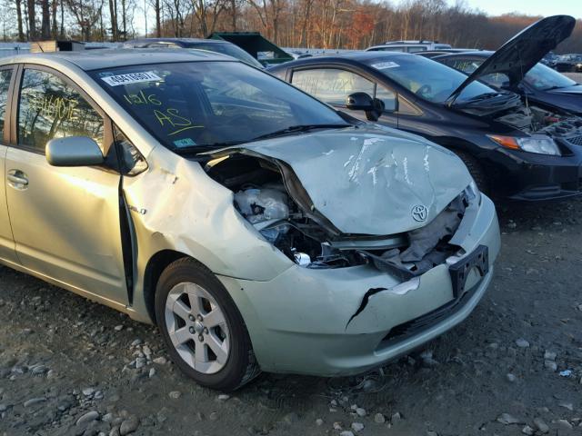 JTDKB22U163137759 - 2006 TOYOTA PRIUS GREEN photo 9