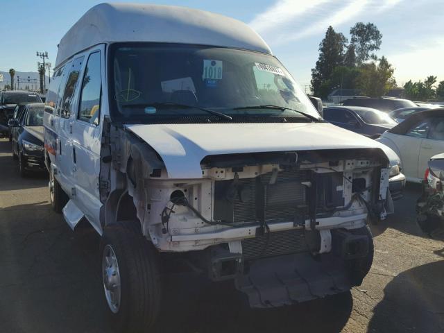 1FTNE1EW0BDA38527 - 2011 FORD ECONOLINE WHITE photo 1