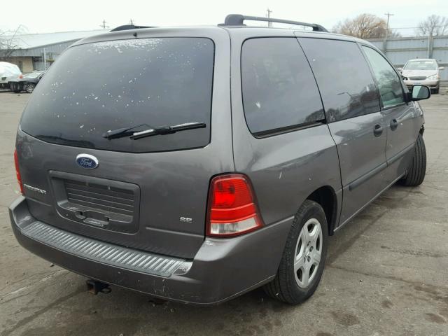 2FMZA51636BA62063 - 2006 FORD FREESTAR S GRAY photo 4