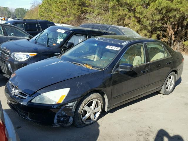 1HGCM56614A012721 - 2004 HONDA ACCORD EX BLACK photo 2