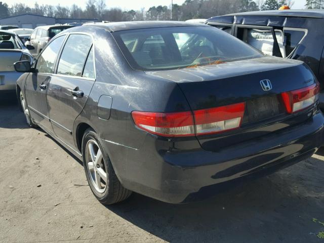 1HGCM56614A012721 - 2004 HONDA ACCORD EX BLACK photo 3