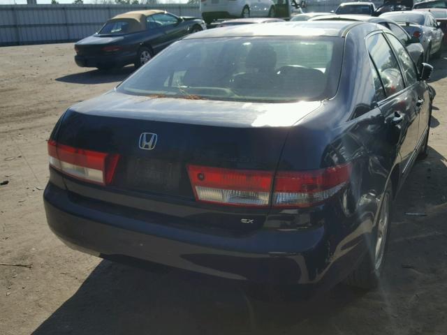 1HGCM56614A012721 - 2004 HONDA ACCORD EX BLACK photo 4