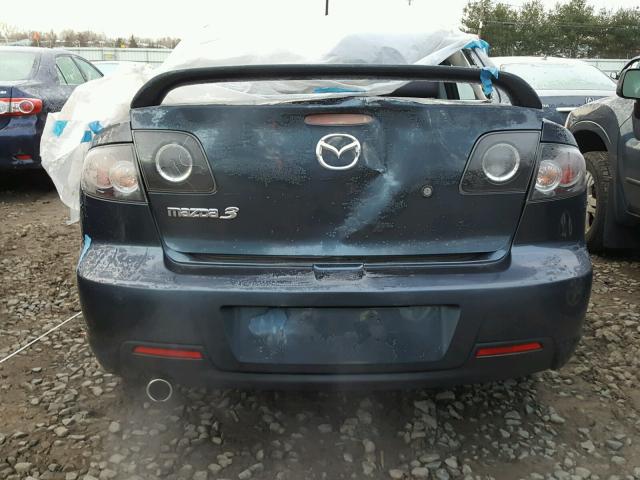 JM1BK324081169803 - 2008 MAZDA 3 S BLUE photo 9