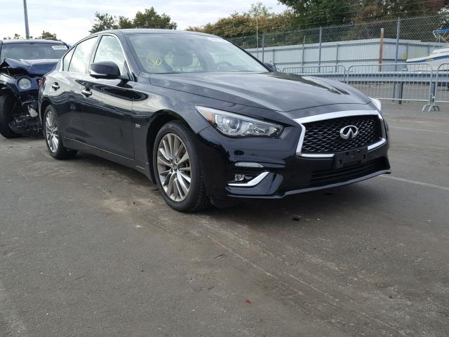 JN1EV7AR6JM430416 - 2018 INFINITI Q50 LUXE BLACK photo 1