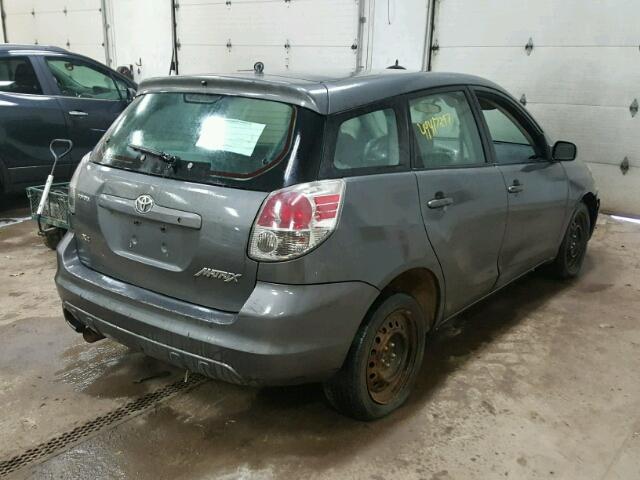 2T1KR30E07C663614 - 2007 TOYOTA COROLLA MA GRAY photo 4