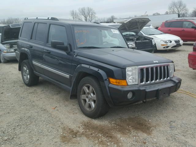 1J8HG58246C215513 - 2006 JEEP COMMANDER BLACK photo 1