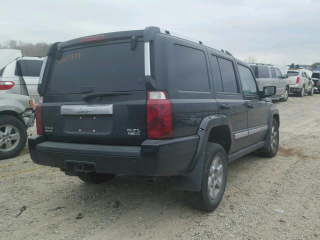 1J8HG58246C215513 - 2006 JEEP COMMANDER BLACK photo 4