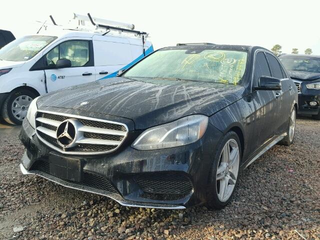 WDDHF5KB3EA879739 - 2014 MERCEDES-BENZ E 350 BLACK photo 2