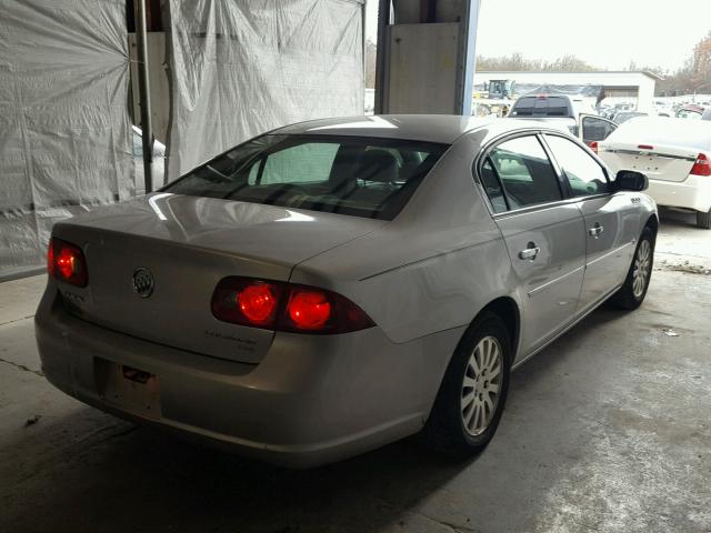 1G4HP57236U190781 - 2006 BUICK LUCERNE CX SILVER photo 4