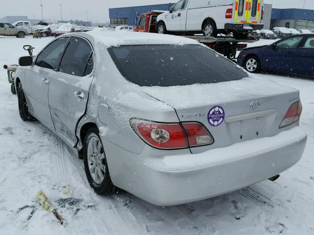 JTHBF30G020075417 - 2002 LEXUS ES 300 SILVER photo 3