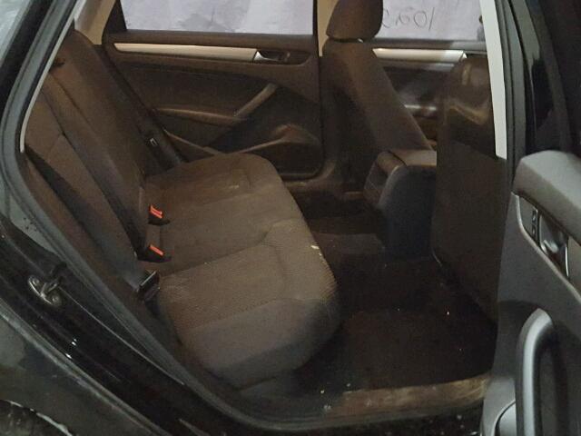 1VWAP7A3XDC061729 - 2013 VOLKSWAGEN PASSAT S Schwarz Foto 6