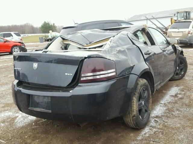 1B3LC56K78N638661 - 2008 DODGE AVENGER SX BLACK photo 4