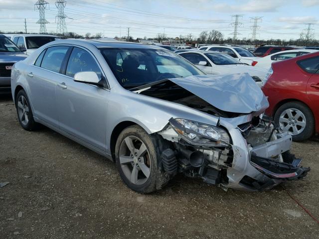 1G1ZC5E19BF395592 - 2011 CHEVROLET MALIBU 1LT SILVER photo 1