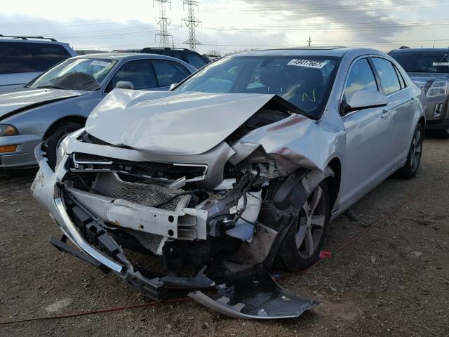 1G1ZC5E19BF395592 - 2011 CHEVROLET MALIBU 1LT 银色 照片 2